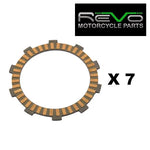 Disco clutch cbr 250 kit x7