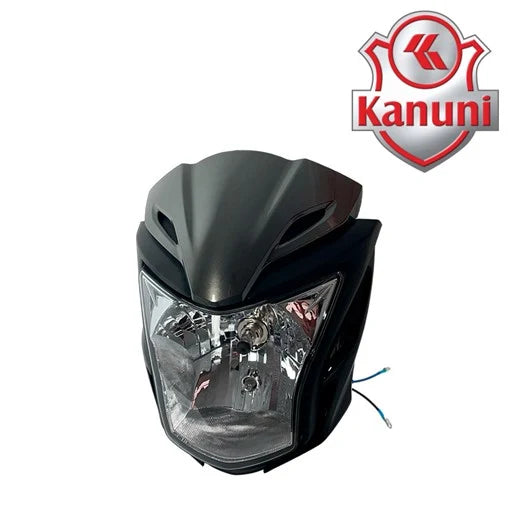 Carenaje y Farola con Visor CB 150 invicta II negro