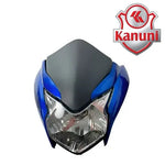 Farola + carenaje con visor cb-150 invicta m.n. azul