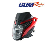 Carenaje y farola cb 160 naranja