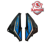 Tapa lateral dream neo negro/azul par
