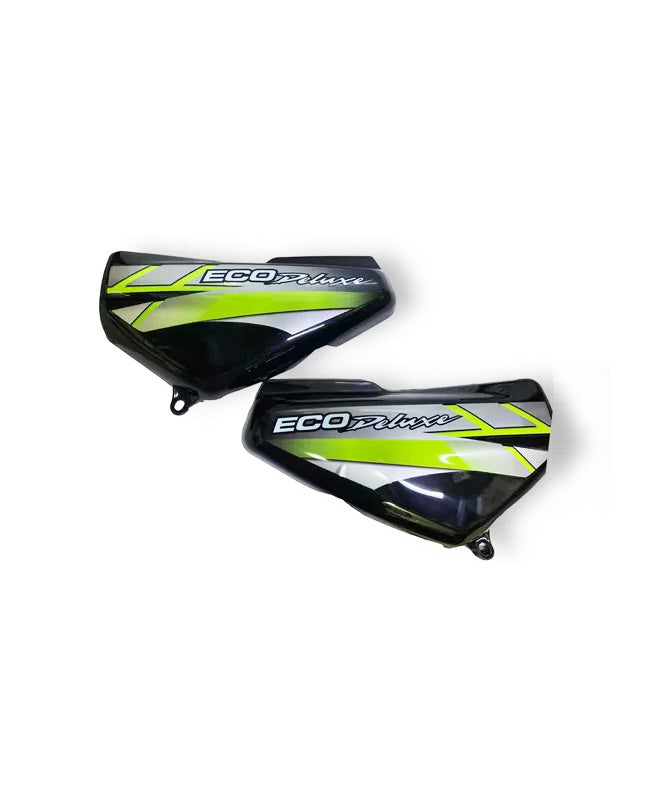 TAPA LATERAL ECO DELUXE NEGRO/VERDE PAR