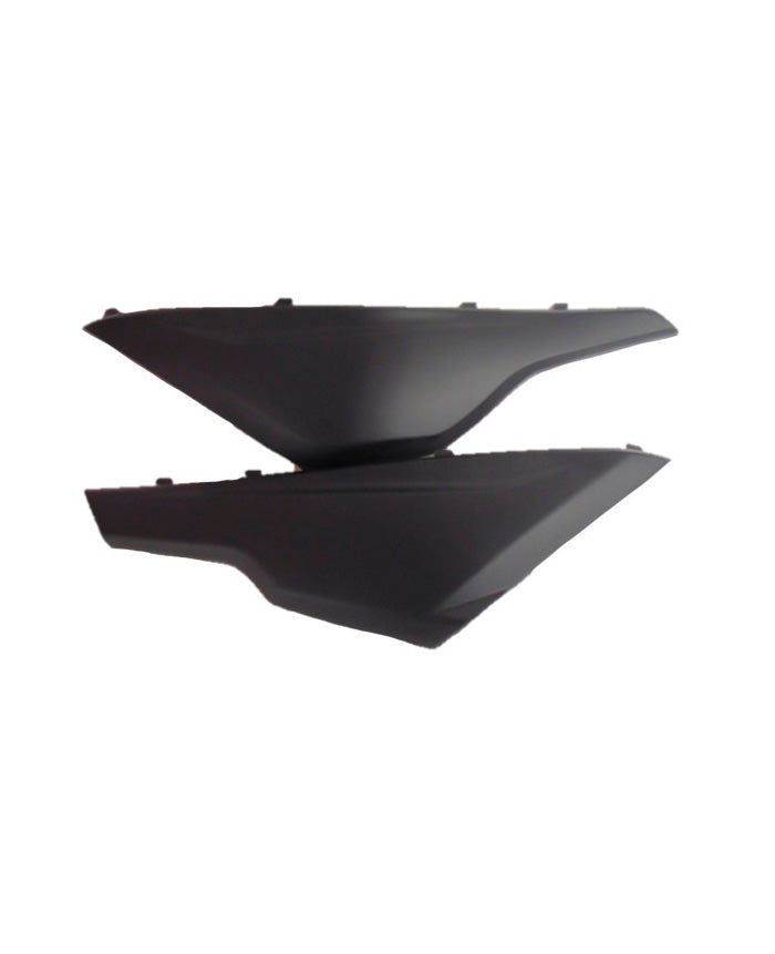 Tapa lat inferior wave 110s negro mate par