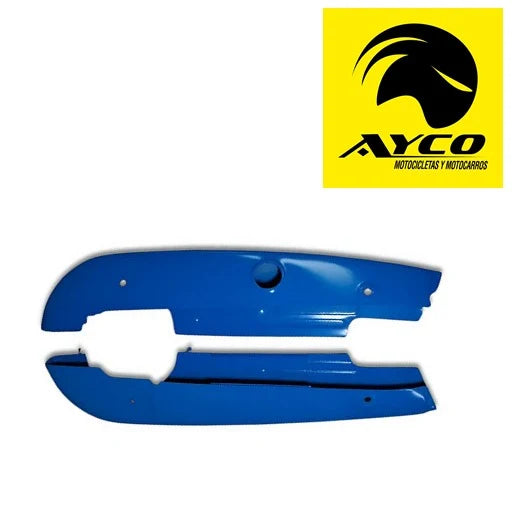 Guardacadena c 90azul metalica kit