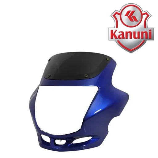 Carenaje + visor e-storm azul