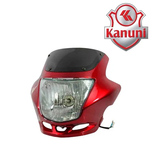 CARENAJE CON FAROLA E-STORM ROJO