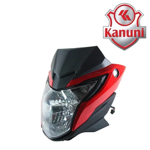 Carenaje y farola cb 160 rojo