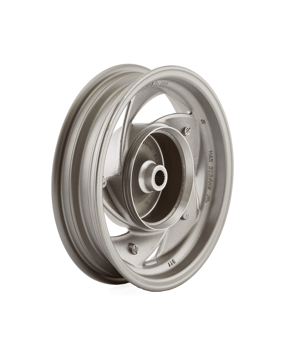 Rin tras elite 125 gris metalico