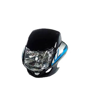 CARENAJE CON FAROLA ECO DELUXE NEGRO/AZUL